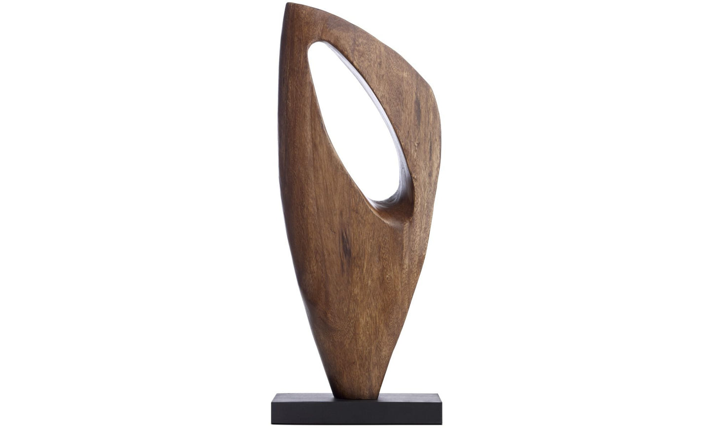 Escultura Refine, madera de acacia. A51cm.