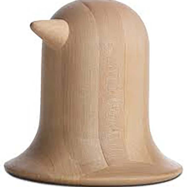 Escultura de pájaro, madera de arce