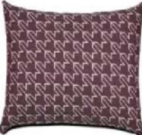 Cojín, """Adelante"", morado". L30xL40cm.