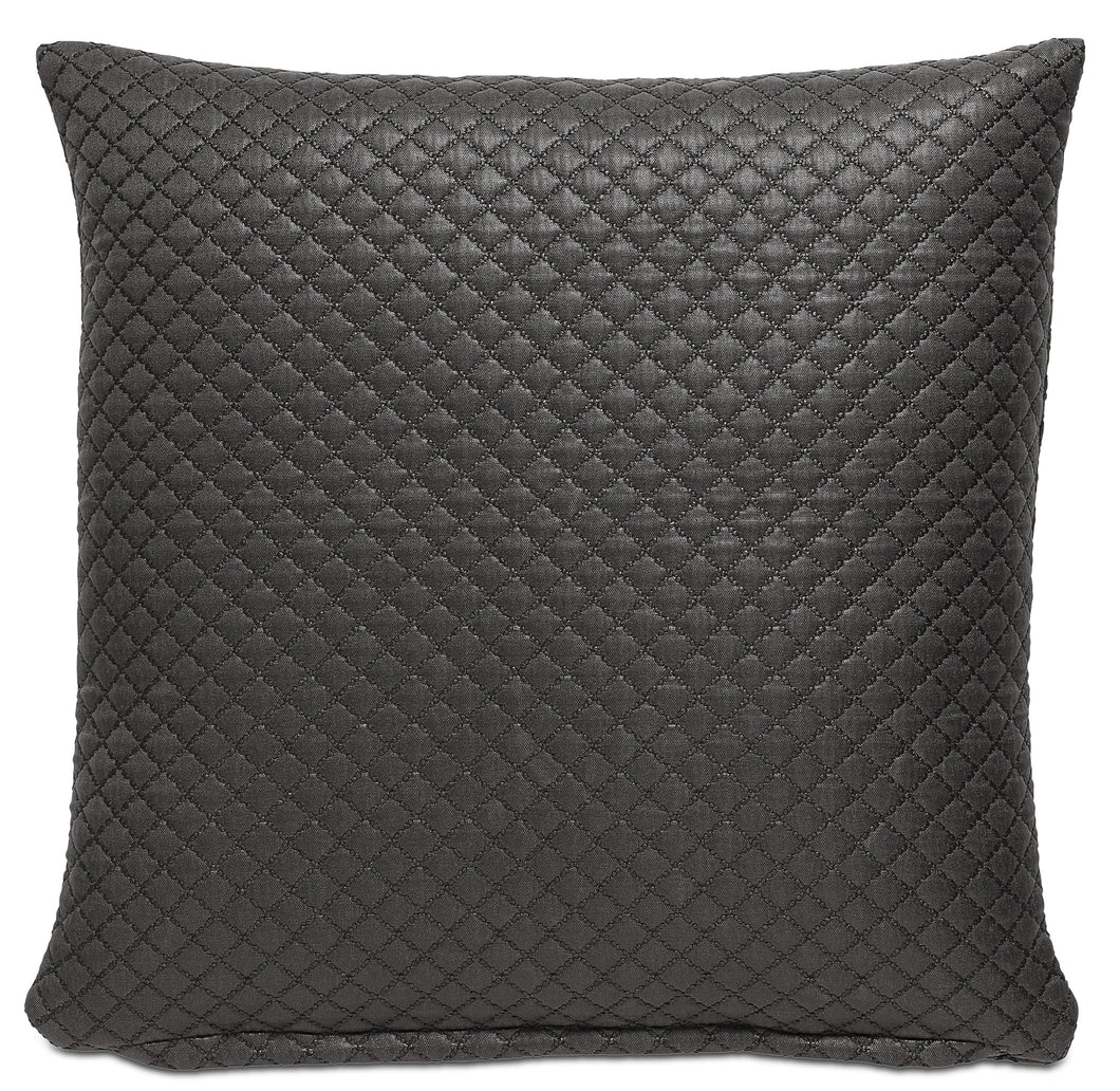 Cojín Stephanie, negro. L43xL43cm.