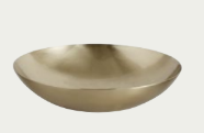 Decoración de pared Circle, latón ant H3xØ12cm