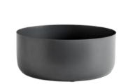 Bol North, gris oscuro. A13½xØ32cm.
