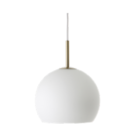 Lámpara de techo Ball, lanco opalo. Ø25cm.
