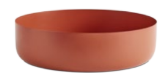 Bol North, aluminio rojo. A10½xØ38cm.