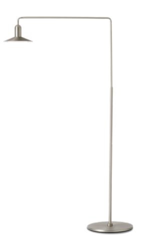 Lámpara de techo Aerial, satín cepillado. A18xØ45cm.