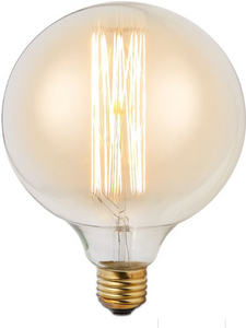 [Wire] Pantalla globo Wire para lámpara de techo Lotus, E27/W40. A17xØ12½cm.