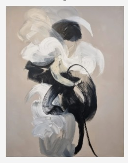 The undefined gallery, sand/black/ white/grey. H148xW98xD2cm.