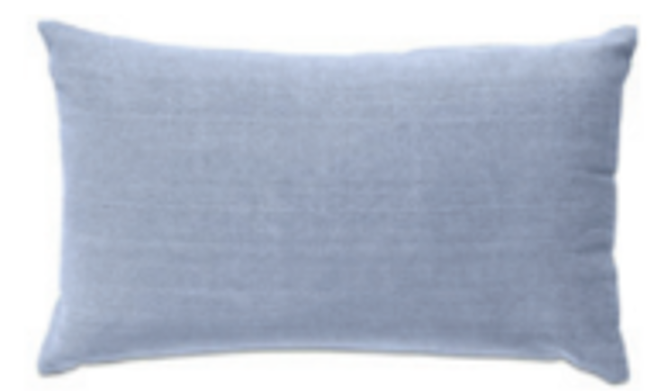 Cojín Denim, azul vintage. L30xL50cm.