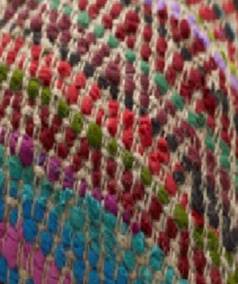 Cojín Armadura, multicolor. L43xL43cm.