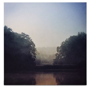 Impresión metálica Misty view A100xL100cm.