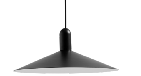 Lámpara de techo Aerial, negro mate. A18xØ45cm