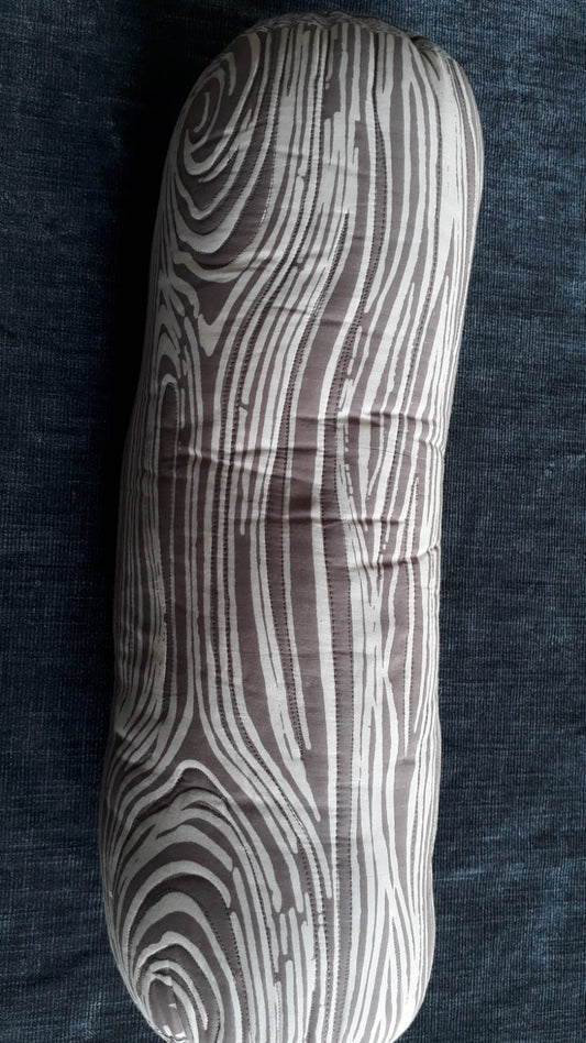 Cojín, Madera, color arena/crema. L4