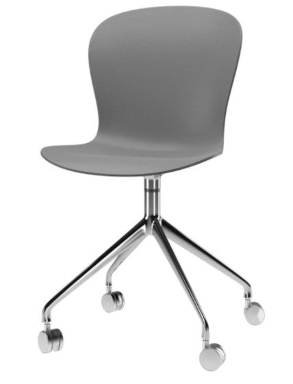 Silla Adelaide con función giratoria y ruedas