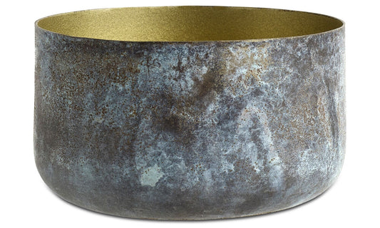 Bol Oxidized, azul. A5xØ9cm.