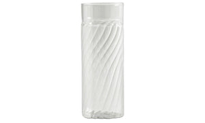 Jarrón Clean, transparente. A13½xØ5cm.