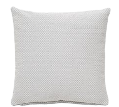 Cojín Cubal, azul claro/blanco. L43xL43cm.