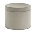 Tarro con tapa Living, gris. A6½xØ8cm.