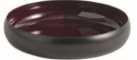 Bol Glaze, hierro borgoña. A6½xØ32cm.