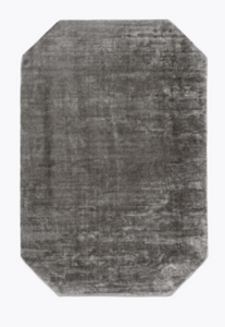 Alfombra Shanghai, gris. L170xL240cm. 100% viscosa