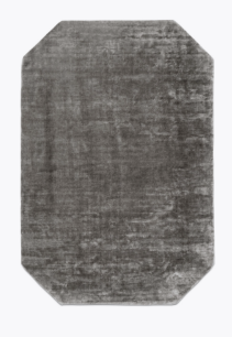 Alfombra Shanghai, gris. L170xL240cm. 100% viscosa