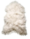 Piel de oveja Sheepskin, blanco. L110xL120cm.