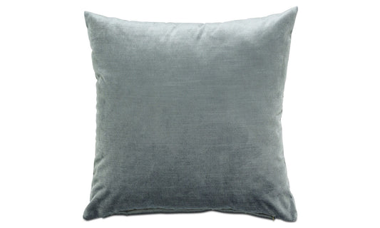 Cojín Velvet, verde/color arena. L58xL58cm.