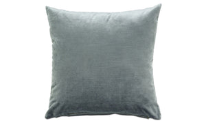 Cojín Velvet, verde/color arena. L58xL58cm.