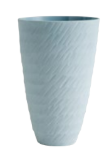 Jarrón Water, azul claro. A22xØ11½cm.