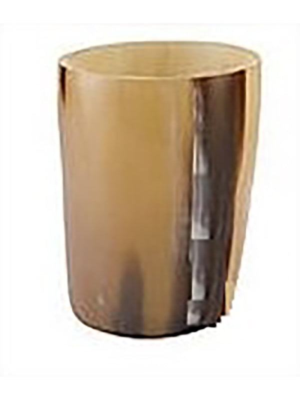 Tealight holder horn, asst. Natural colours/sizes