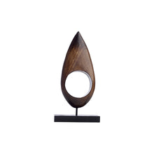 Cargar imagen en el visor de la galería, [Tear drop] Escultura Tear drop, madera de acacia
