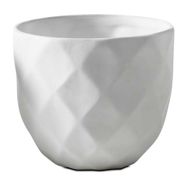 Portavelitas Estructura 3D, Diamond, blanco