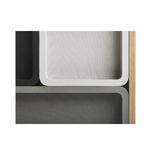 Cargar imagen en el visor de la galería, Bandejas Oki, gris oscuro/negro/gris claro
