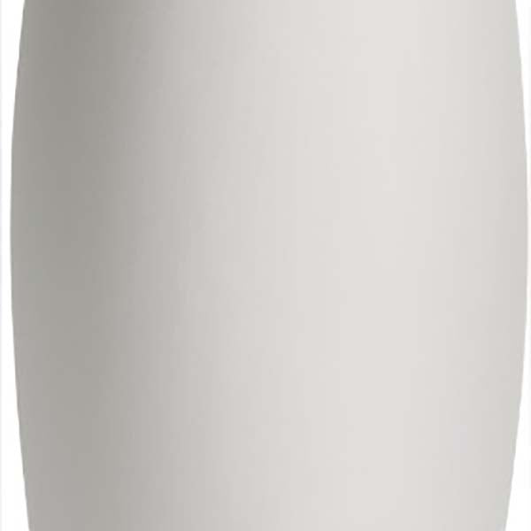Jarrón Crispy II, de porcelana blanca
