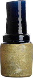 Jarrón de cerámica Two tone, azul oscuro