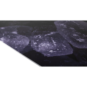 Impresión metálica Black salt, negro/azul