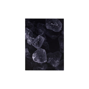 Impresión metálica Black salt, negro/azul
