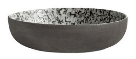 Bol Icing, gris claro/blanco. A9xØ35cm
