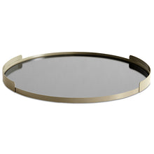 Cargar imagen en el visor de la galería, [Reflection] bandeja metálica Reflection, marrón/gris
