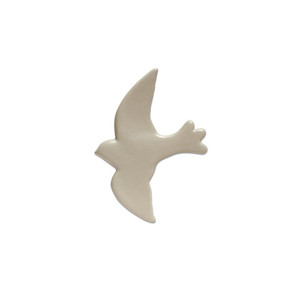 Decoración de pared Bird, gris cálido