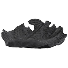 Cargar imagen en el visor de la galería, Escultura Velvet leaf, negro
