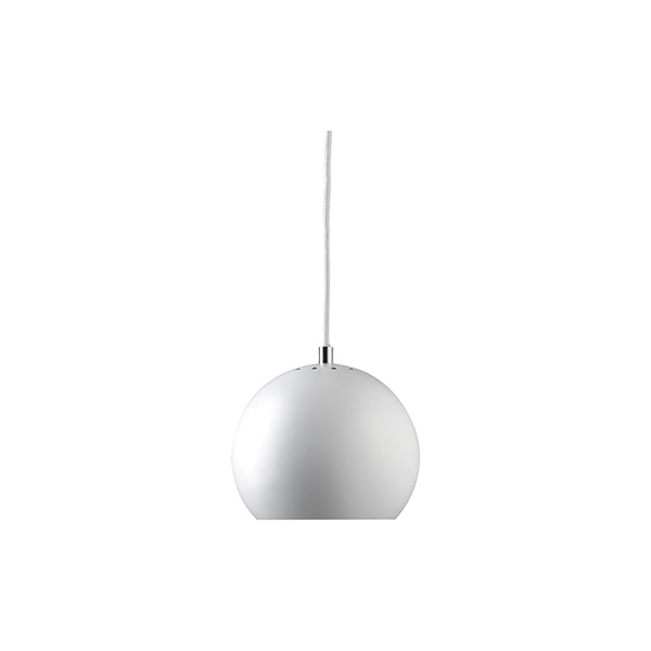 Lámpara de techo Ball, metal blanco mate. Ø18cm.
