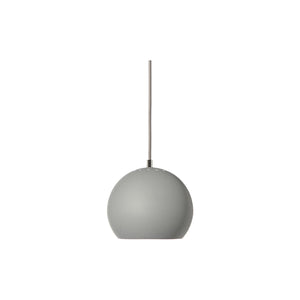 Lámpara de techo Ball, metal gris claro mate