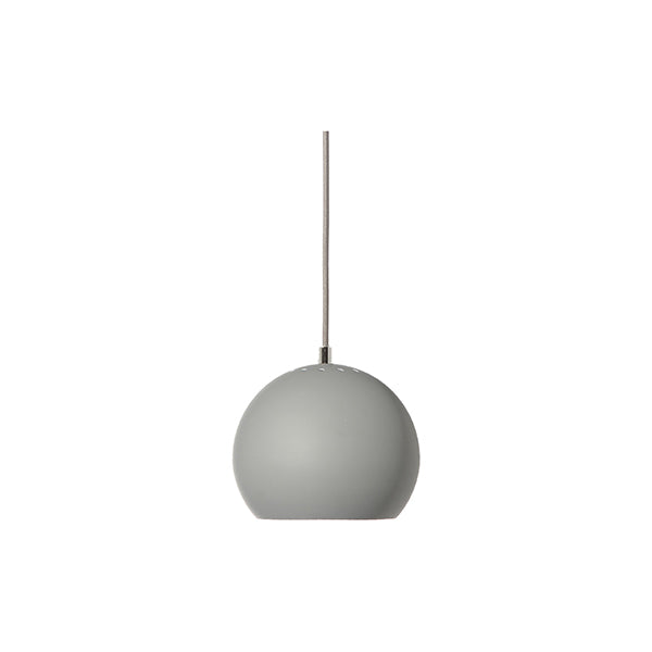 Lámpara de techo Ball, metal gris claro mate