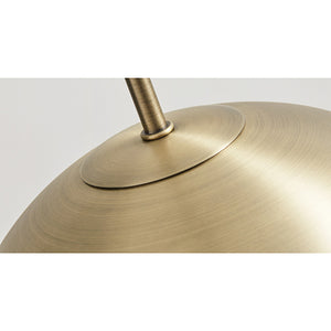 Lámpara de techo Ball, metal latón antiguo mate. Ø25cm.