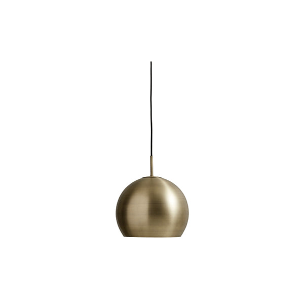 Lámpara de techo Ball, metal latón antiguo mate. Ø25cm.