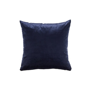 Cojín Velvet, azul oscuro