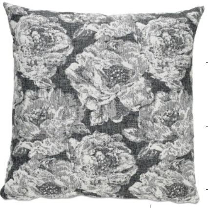 Cojín Rosa gialla, beige/gris marengo
