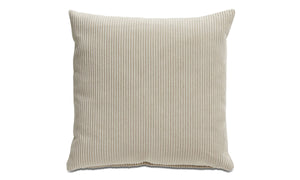 Cojín Cord, beige. L43xL43cm.