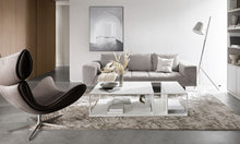 Cargar imagen en el visor de la galería, Lámpara de pie Outrigger, gris cálido. A180xØ29cm.
