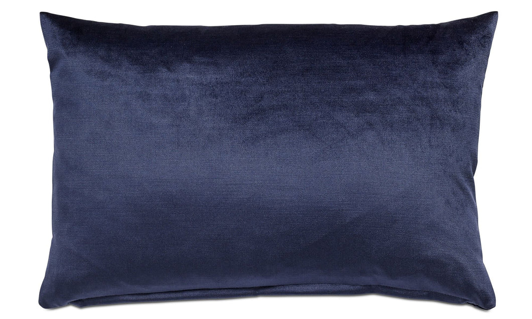 Cojín Velvet, azul oscuro. L40xL59cm.
